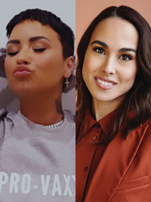 Demi Lovato, Meena Harris