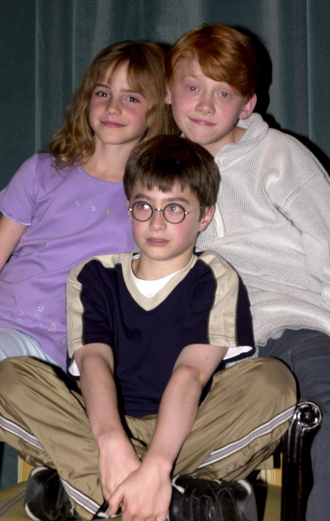 Emma Watson, Rupert Grint, & Daniel Radcliffe In 2000