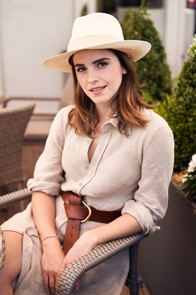 Emma Watson At On Day 13 Of The Wimbledon Tennis Championships