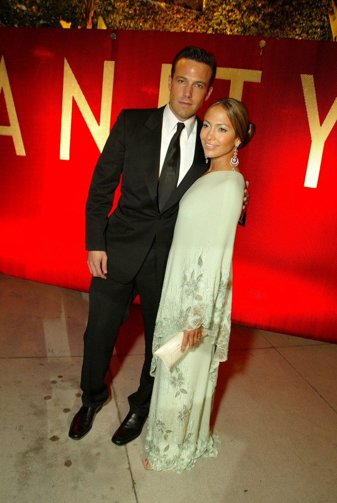 Jennifer Lopez & Ben Affleck At The ‘Vanity Fair’ Oscars Party In 2003