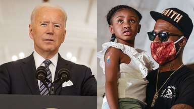 Joe Biden and Gianna Floyd