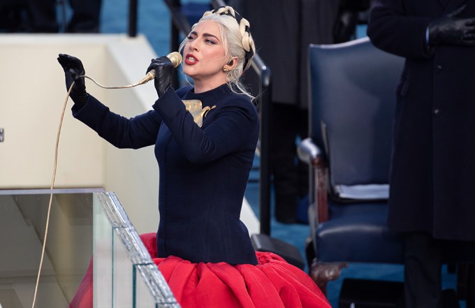 Lady Gaga Sings At The 2021 Presidential Inauguration