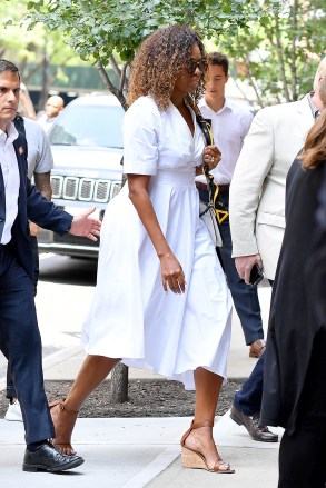 Former First-Lady Michelle Obama seen at a luncheon at the Greenwich Hotel in New York City.

Pictured: Michelle Obama
Ref: SPL5105919 250719 NON-EXCLUSIVE
Picture by: Robert O'Neil / SplashNews.com

Splash News and Pictures
USA: +1 310-525-5808
London: +44 (0)20 8126 1009
Berlin: +49 175 3764 166
photodesk@splashnews.com

World Rights