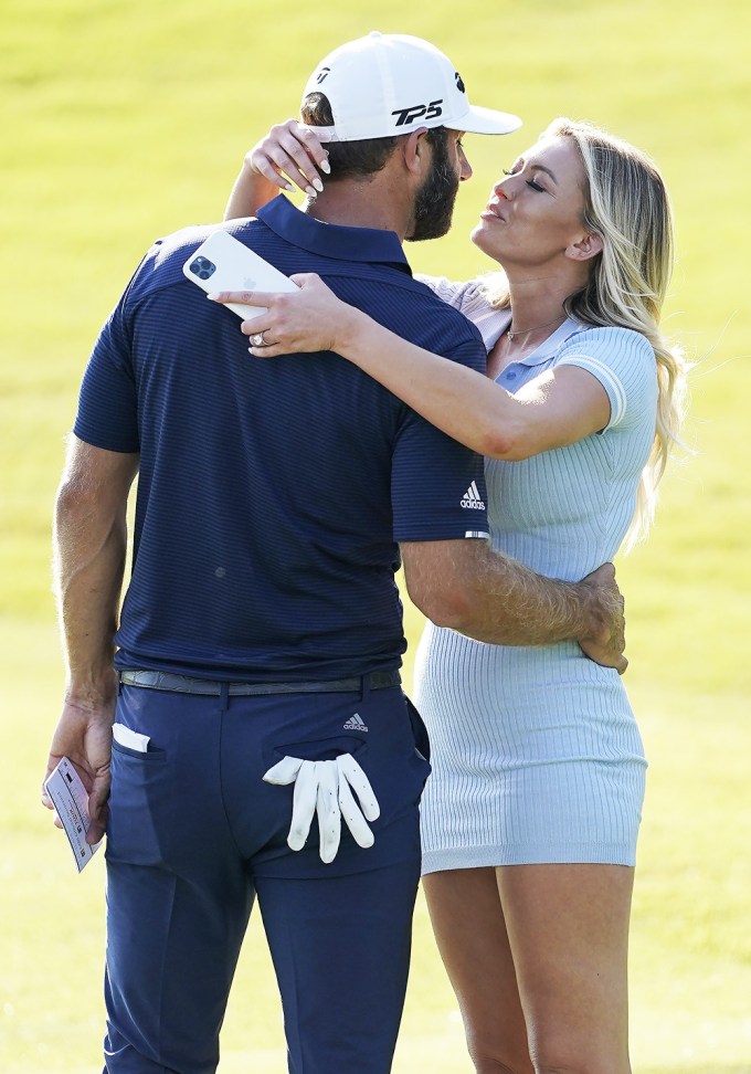 Dustin Johnson & Paulina Gretzky At The FedEx Cup In Atlanta