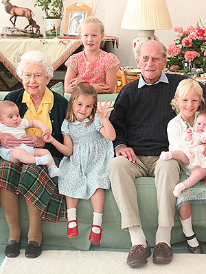 Prince Philip and great grandchildren