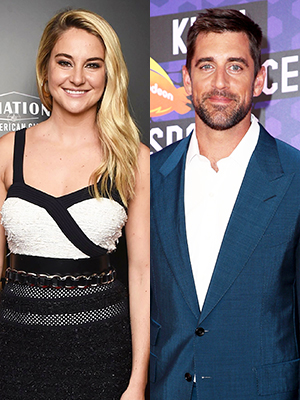 Shailene Woodley Aaron Rodgers