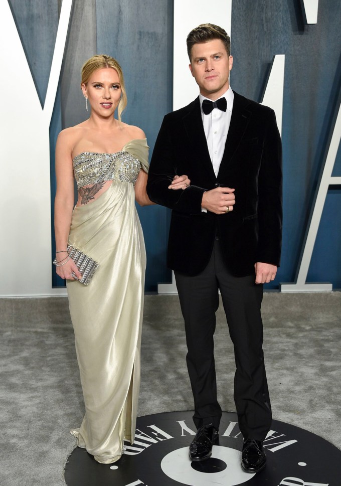 Scarlett Johansson & Colin Jost