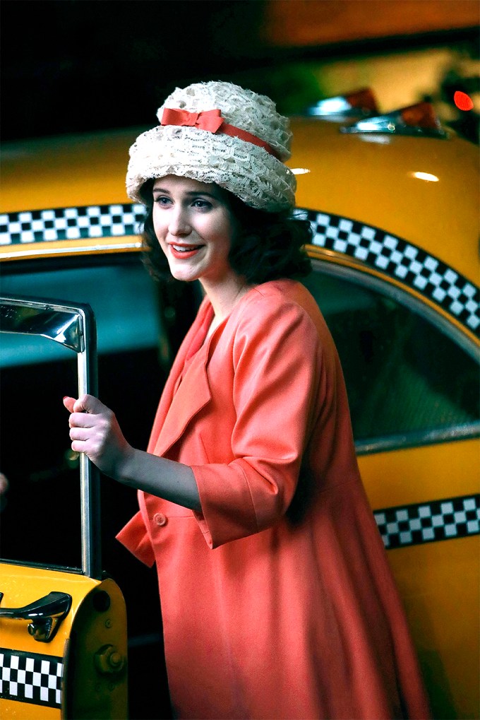 Rachel Brosnahan Filming ‘Mrs. Maisel’