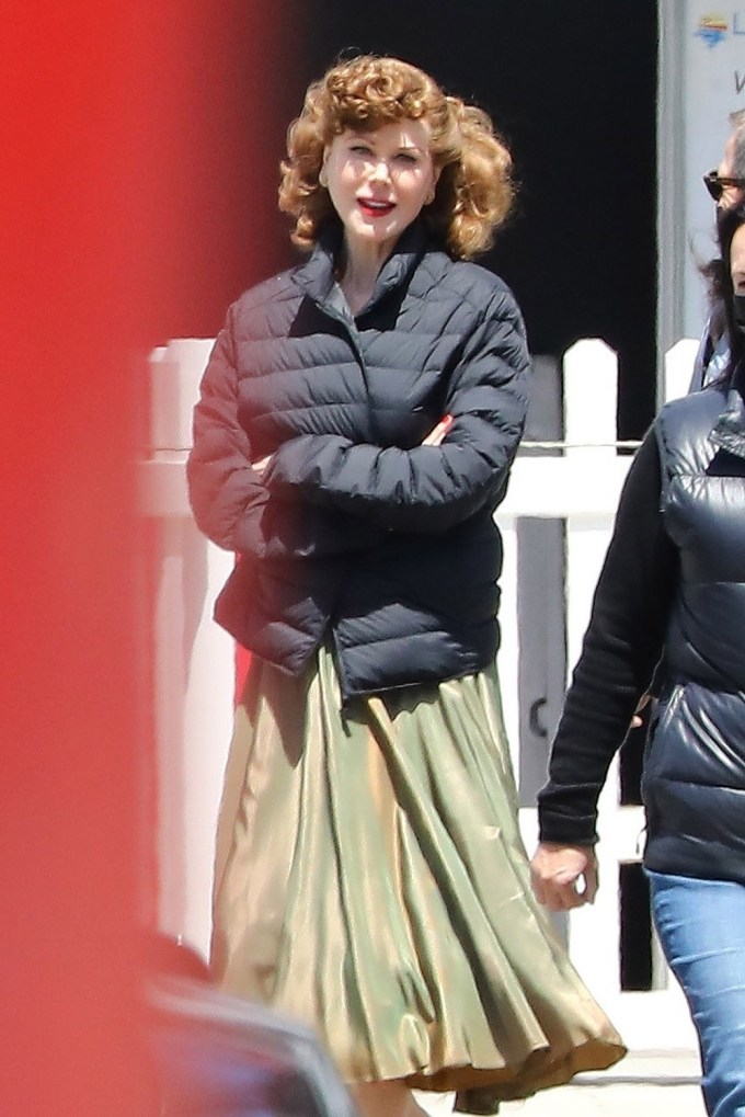 Nicole Kidman filming ‘Being the Ricardos’