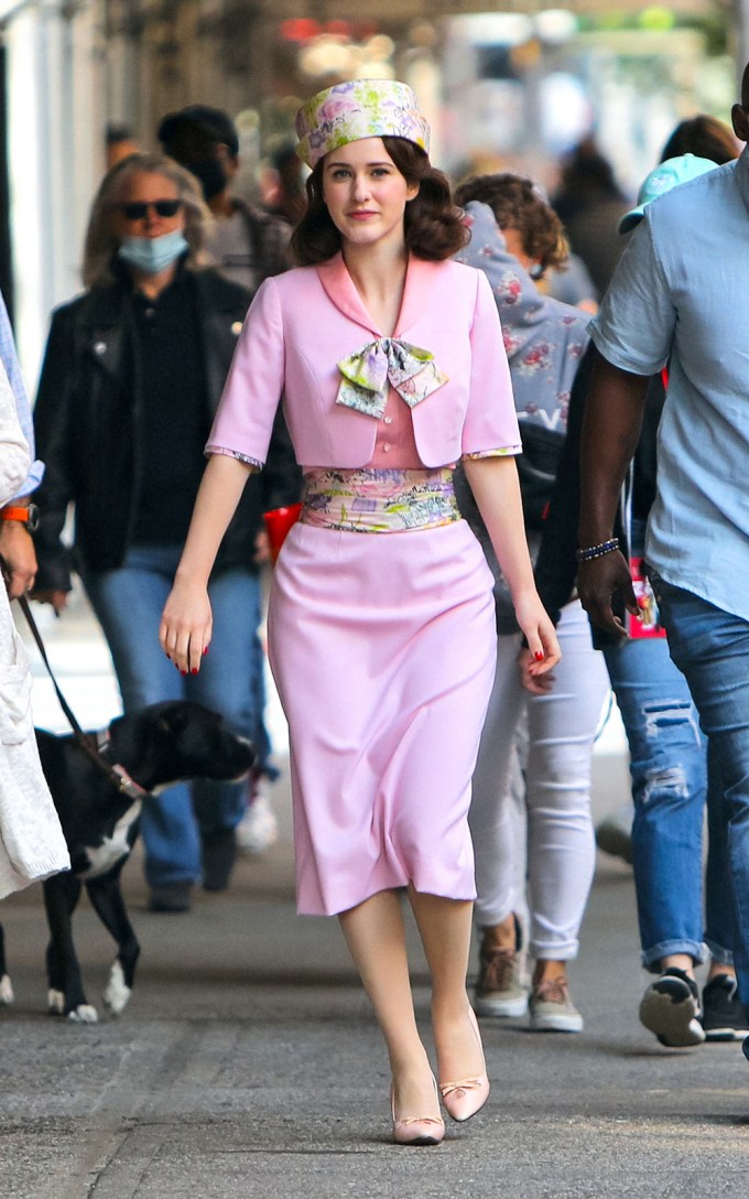 Rachel Brosnahan Filming Season 4 On June 1