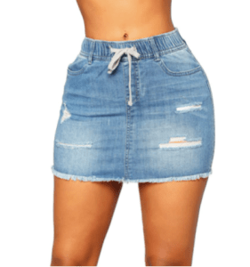 JasGold denim mini skirt