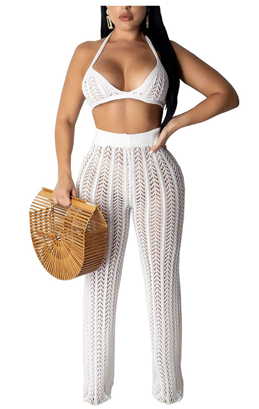 crochet cover up set