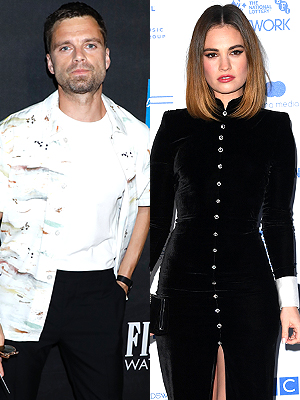 Sebastian Stan and Lily James