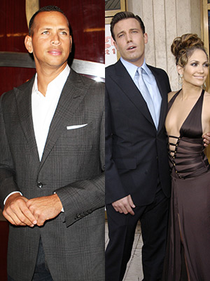 Alex Rodriguez, Ben Affleck, Jennifer Lopez