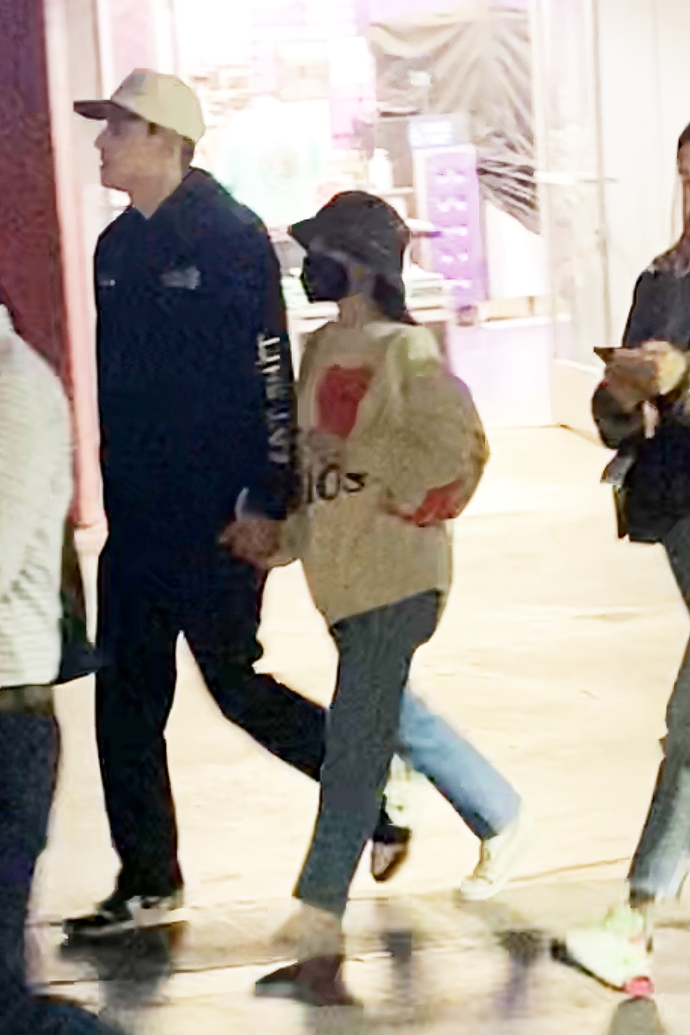 *EXCLUSIVE* Ariana Grande is seen for the 1st time since marriage at Six Flags Magic Mountain