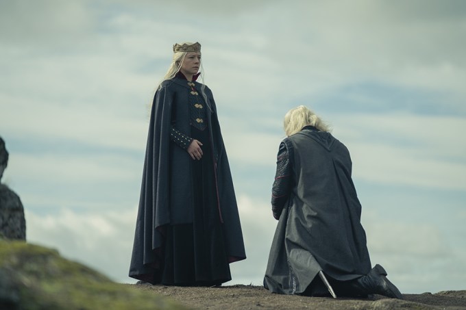 Daemon Kneels For Rhaenyra