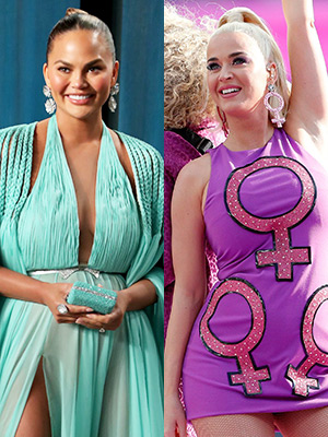 chrissy teigen, katy perry