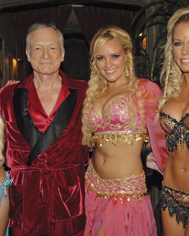 Editorial use only. No book cover usage.
Mandatory Credit: Photo by E! Tv/Kobal/Shutterstock (5868077c)
Holly Madison, Hugh Hefner, Bridget Marquardt, Kendra Wilkinson
The Girls Next Door - 2005
E! Entertainment Television
USA
Television
Tv Classics