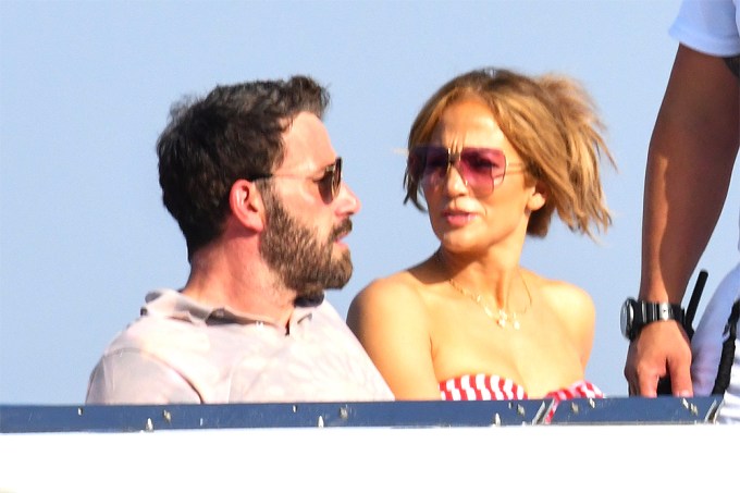 J.Lo & Ben Affleck Vacation Off The Amalfi coast