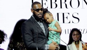 LeBron and Zhuri James