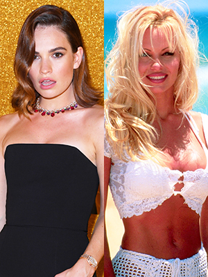 Lily James Pamela Anderson