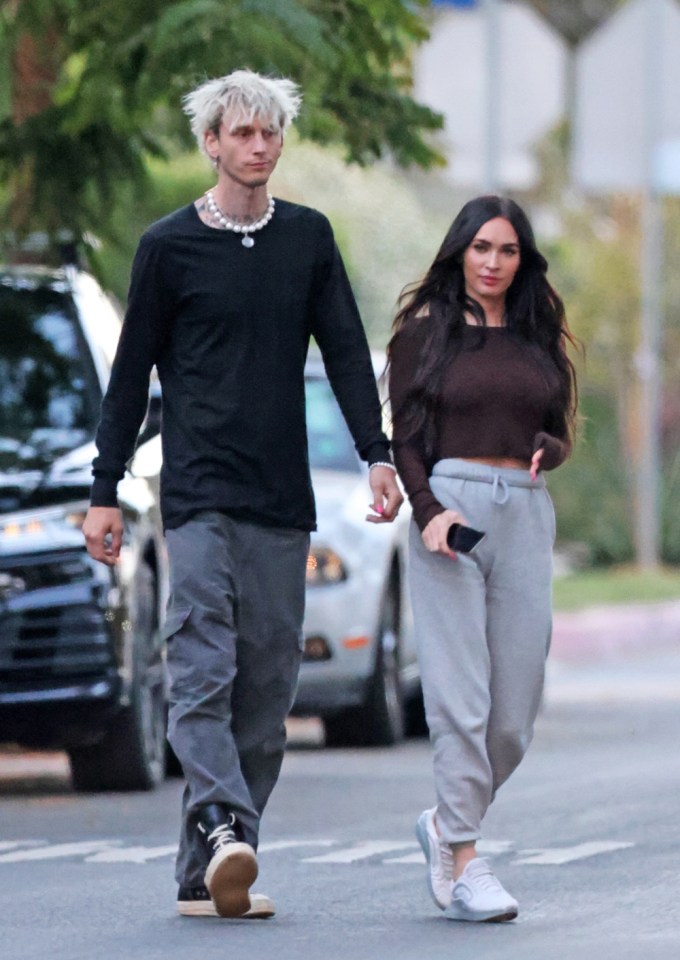 Megan Fox and Machine Gun Kelly Take a Stroll