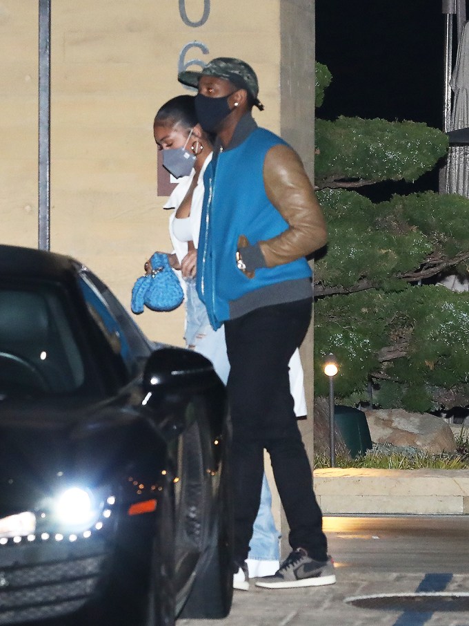 Michael B. Jordan & Lori Harvey Leave Nobu Malibu Together