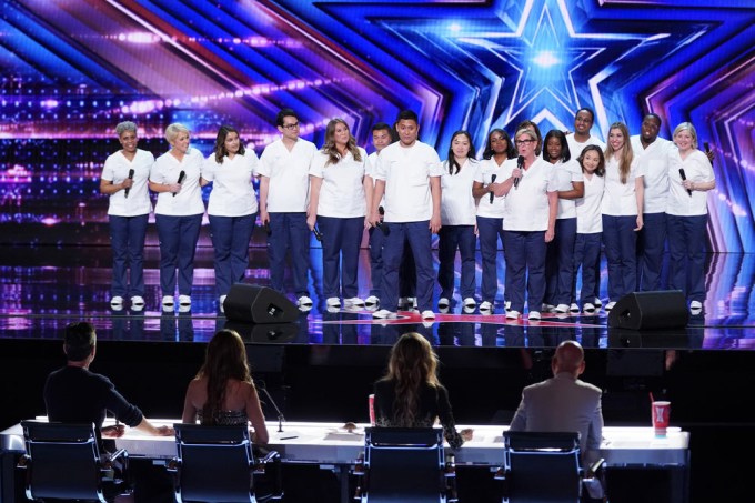 AGT Frontline Nurses Howie Golden Buzzer