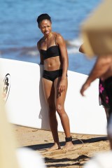 US 200m Olympic Champion Allyson Felix in a bikini on the beach in Hawaii. The smoking hot athlete was all smiles as  she took some time to Stand Up Paddle Boarding with Kenneth Ferguson in front of the Four Seasons Maui.

Pictured: Allyson Felix,Allyson Felix
Kenneth Ferguson
Ref: SPL470733 151212 NON-EXCLUSIVE
Picture by: SplashNews.com

Splash News and Pictures
USA: +1 310-525-5808
London: +44 (0)20 8126 1009
Berlin: +49 175 3764 166
photodesk@splashnews.com

World Rights