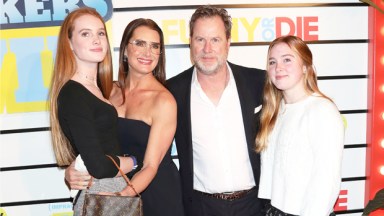 Grier Henchy, Brooke Shields, Chris Henchy, Rowan Henchy