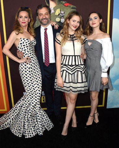 Leslie Mann, Judd Apatow, Iris Apatow, Maude Apatow
LA Premiere of "Welcome to Marwen", Los Angeles, USA - 10 Dec 2018