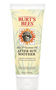 Burt's Bees after-sun lotion