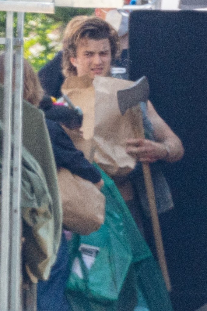 Joe Keery in Stranger Things 4 Set Photos