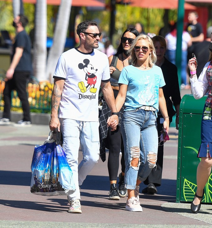 Brian Austin Green & Sharna Burgess Do Disneyland