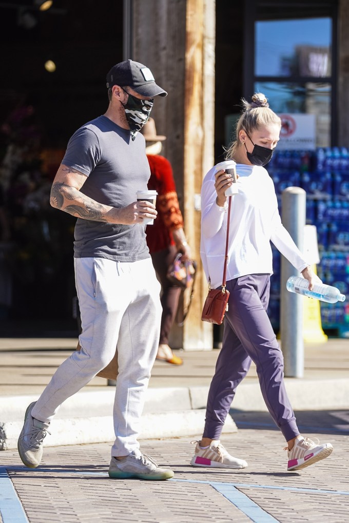 Sharna Burgess & Brian Austin Green Out Shopping