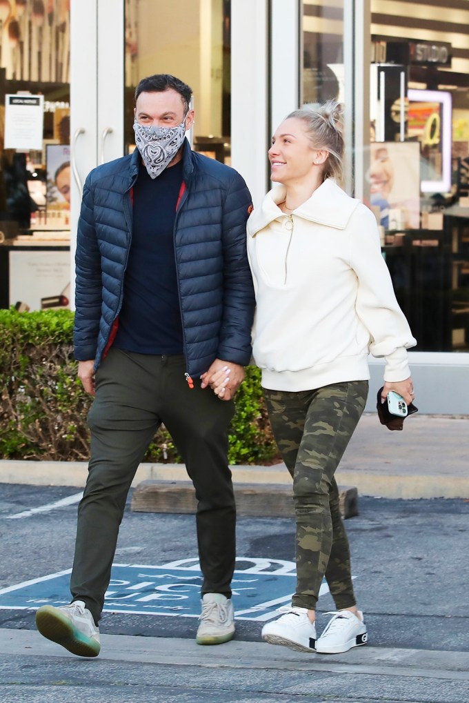 Brian Austin Green & Sharna Burgess Hold Hands In Malibu