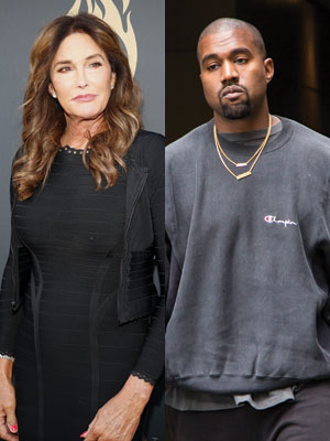 Caitlyn Jenner & Kanye West