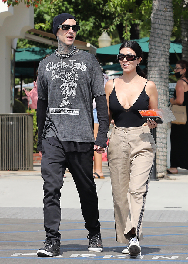 Kourtney Kardashian and Travis Barker