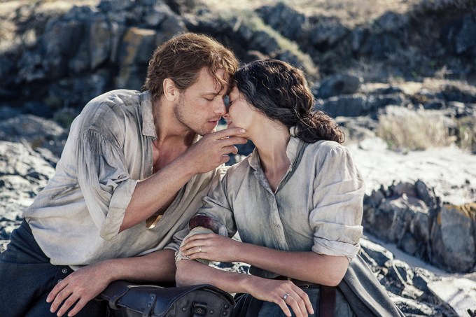 Claire & Jamie Kiss