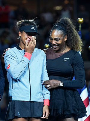 Noami Osaka, Serena Williams