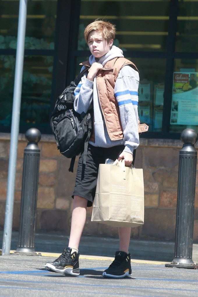 Shiloh Jolie-Pitt Runs Errands