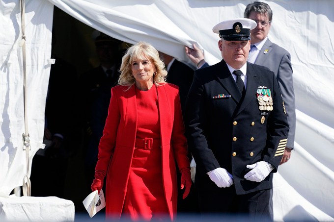 Jill Biden At The USS Delaware