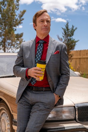 Editorial use only. No book cover usage.
Mandatory Credit: Photo by Greg LewisSony/AMC/Netflix/Kobal/Shutterstock (10673086ap)
Bob Odenkirk as Jimmy McGill
'Better Call Saul' TV Show, Season 5 - 2020
The trials and tribulations of criminal lawyer Jimmy McGill in the time before he established his strip-mall law office in Albuquerque, New Mexico.