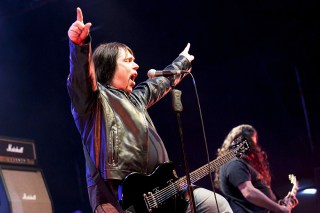 A Picture Made Available on 02 July 2011 Shows Dave Wyndorf of Us Monster Magnet Band Performing During Their Concert at the Annual 19th Volt Festival in Sopron 208 Km West of Budapest Hungary 01 July 2011 Volt Festival 2011 Runs From 29 June Until 02 July Hungary Sopron
Hungary Music Volt Festival - Jul 2011