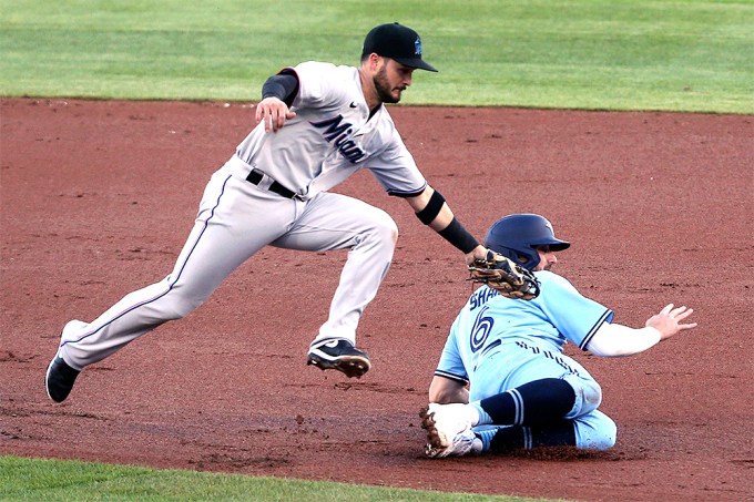 Eddy Alvarez Playing Second Base (2020)