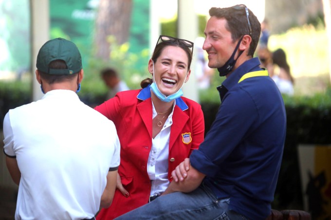 Jessica Springsteen Enjoys A Laugh With BF Lorenzo De Luca