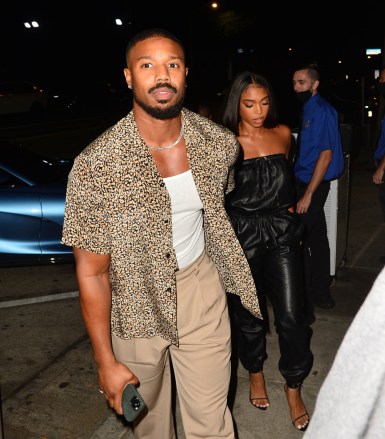 Michael B. Jordan and Lori Harvey
Michael B. Jordan and Lori Harvey seen on a night out, Los Angeles, USA - 20 Aug 2021