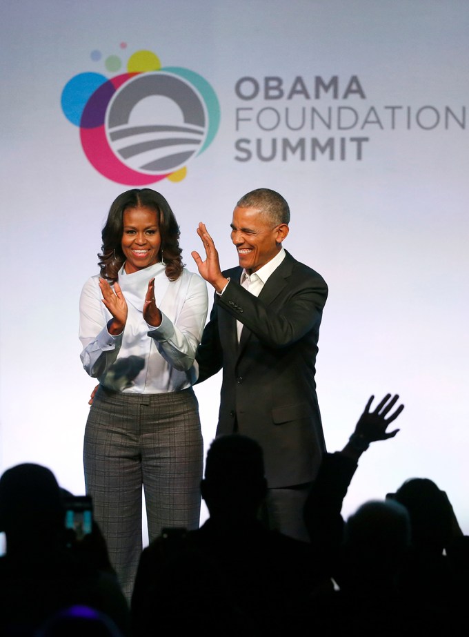 The Obamas at the 2017 Obama Summit