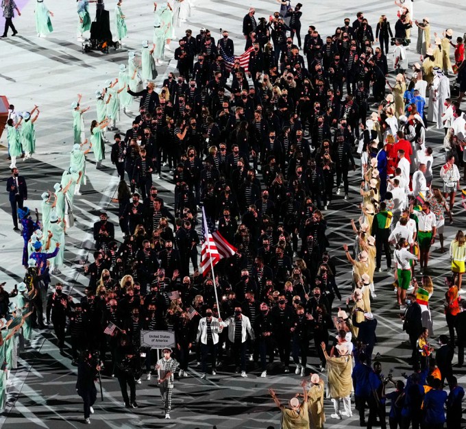 Team USA At The Opening Ceremony