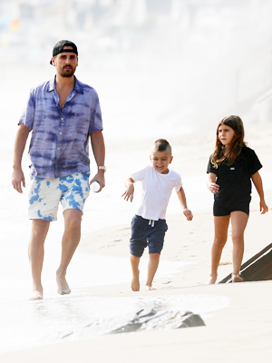 scott disick with kids reign and penelope